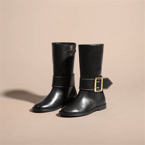 burberry riding boots sale|Burberry adjustable buckle boots.